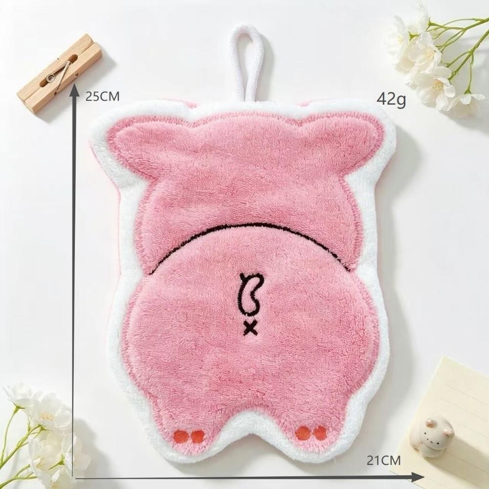 Animal Back Kitchen Tools Soft Hanging Towel Cute Tableware Cleaning Towel Household