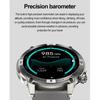 Rainbuvvy HK08 Android Smartwatch 1.43inch AMOLED Full Screen Touch 466x466 BT5.3 Bluetooth Call NFC IP68 GPS Heart Rate 530mAh Outdoor Sports Watch