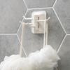 3pcs Multi Purpose Rotary Hook Strong Adhesive Towel Rack Bathroom Wall Shelf