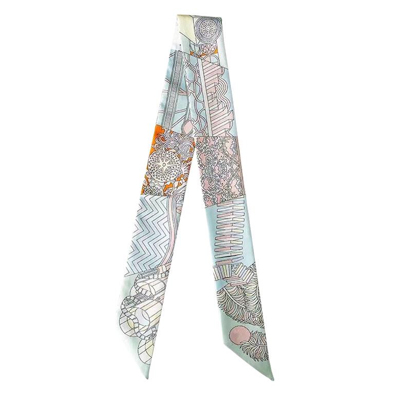 2024 Trendy Silk-Style Scarf Handle Wrap for Bags
