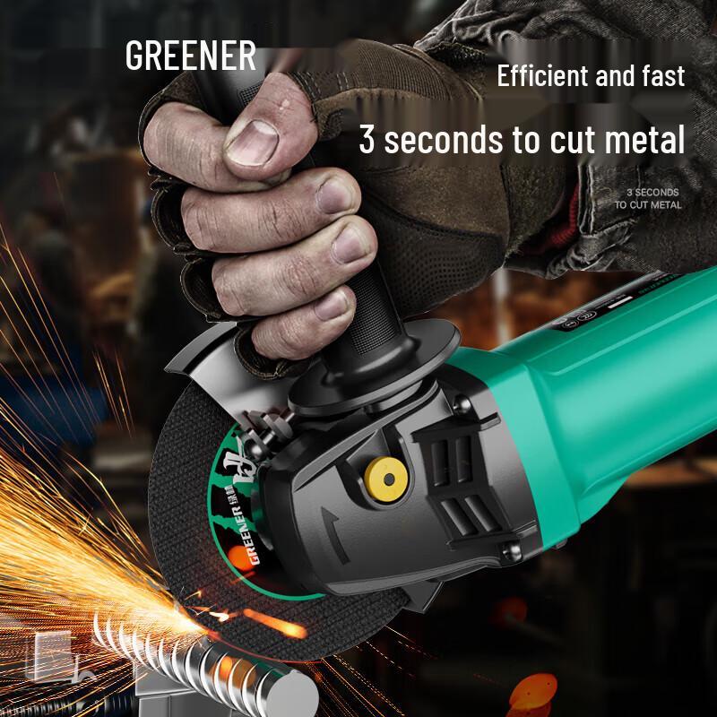 860W Rear Switch Angle Grinder CN Plug (adapter Included)