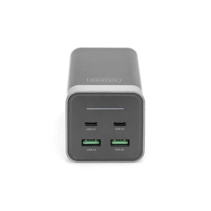 Chargeur USB intérieure Digitus 4-Port GaN DA-10181 - Blanc - 4 x USB-A - Courant de sortie 3000 mA