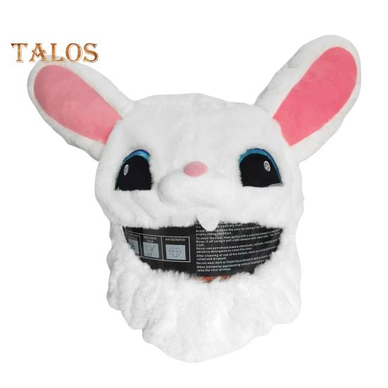 Motorradhelmbezug, staubdicht, universeller Fahrradhelmbezug, lustige Motorrad-Kopfbedeckung aus Plüsch für Integralhelme