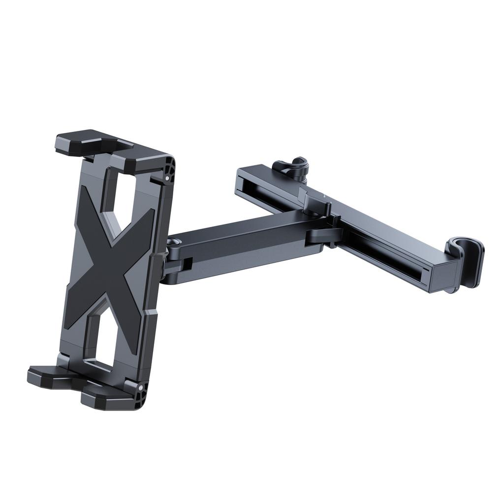Tablet Holder for Car Headrest 3 in 1 Sturdy upgrade Extension Arm Adjustable iPad Car Mount for BackSeat