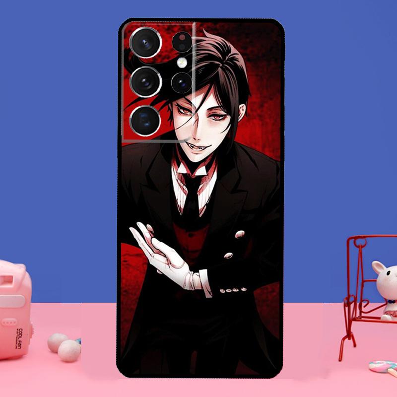 Sebastian Black Butler Kuroshitsuji For Samsung Galaxy S20 FE S21 Ultra Note 20 S8 S9 S10 Note 10 Plus S22 Ultra Case Cover