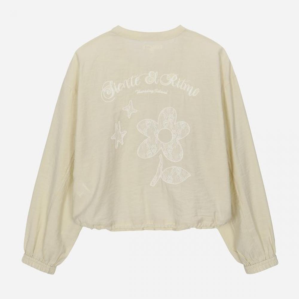 ThurSday ISland Women S Lace Embroidery Point Jumper T264mjp931w