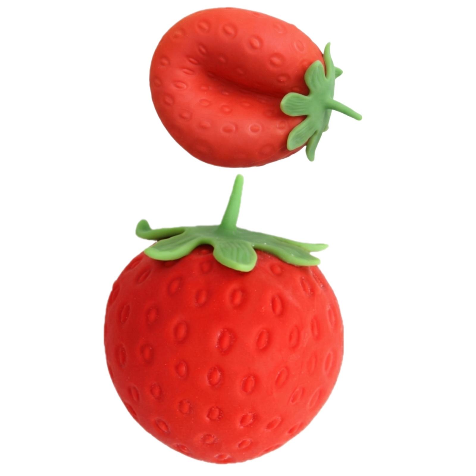 

Extra-large Soft Strawberry, Prank Gift, Adult Fun Gift, Giant Stress-relieving Ball One Size