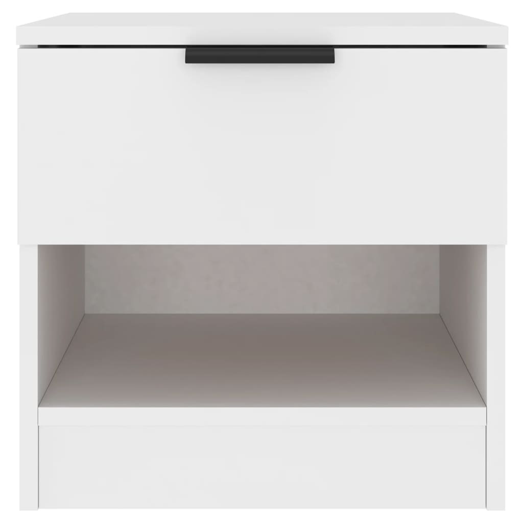 Nightstands 2 pcs. White Particleboard