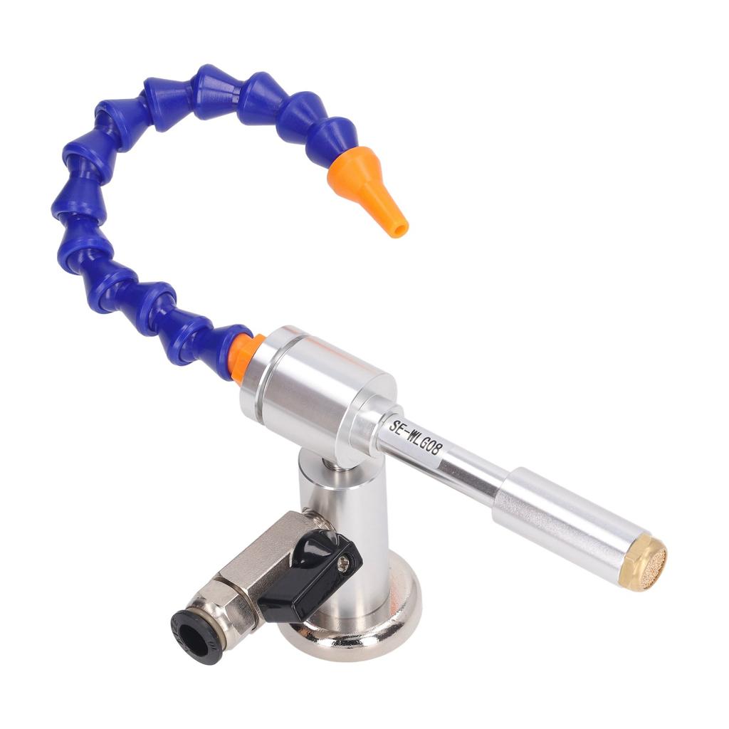 6 Pcs Set Cold Air Dry Cooling Gun 7 Bar 520BTU Aluminum Alloy Flexible Vortex Tube Cold Air Gun