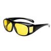 Black Polarized Yellow Lens Glasses for Night Driving, Anti-Glare