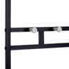 Coat Rack Entryway Coat Hanging Hat Bags Hook Storage Hallway Storage Shelf Footrest Bench Metal Multi Purpose