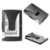 Carbon Thin Metal Credit Card Holder Credit Card Money Clip Blocker Black