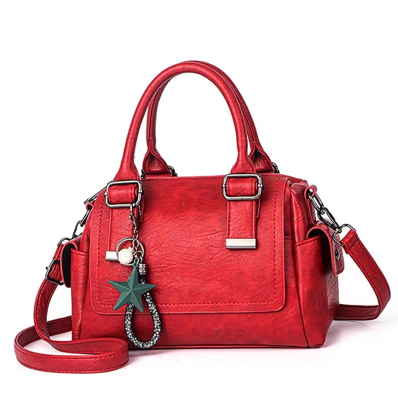 Women Fashiable Shoulder Bags New Female Messenger Bag Handbag Wild Tassel Printing Wild Crossbody Bag Purses and Handbags