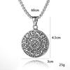 Viking Guardian Totem Pendant Men'S Nordic Necklace Personality Runavin Religious Vintage Pendant Accessories