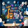 Party Backdrop Birthday Safari Photo Booth Background Front Door Decor