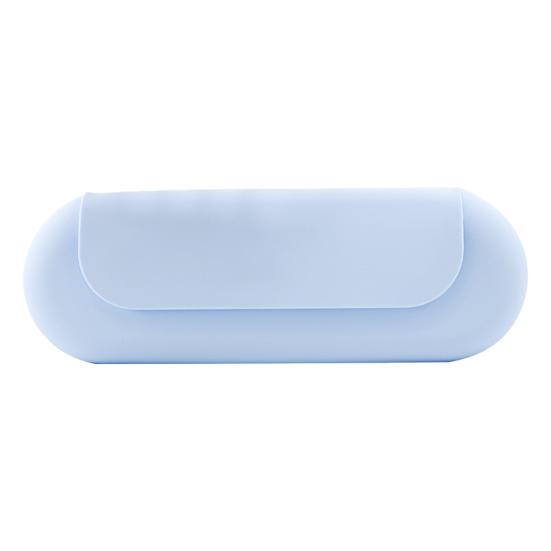 Silicone Makeup Brush Organizer Storage Box Large Capacity Magnetic Closure Waterproof Portable Travel Cosmetic Brush Case