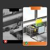 Carbon Steel Sink Sponge Drain Rack Multi-functional Countertop Faucet Storage Soap Rack Dish Towel Storage Filter Basket