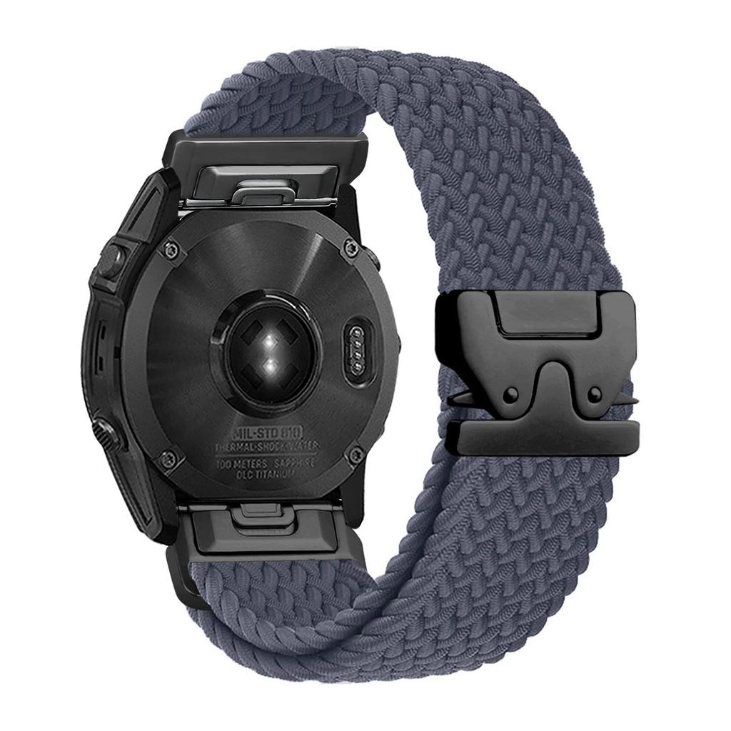 Rychloupínací řemínek 26 22 20 mm Pro Garmin Fenix 8 7 Pro 7S 6 5X 5Plus Tactix 8 7 Padákový nylonový náramek correa Fenix 8 pásek 43mm