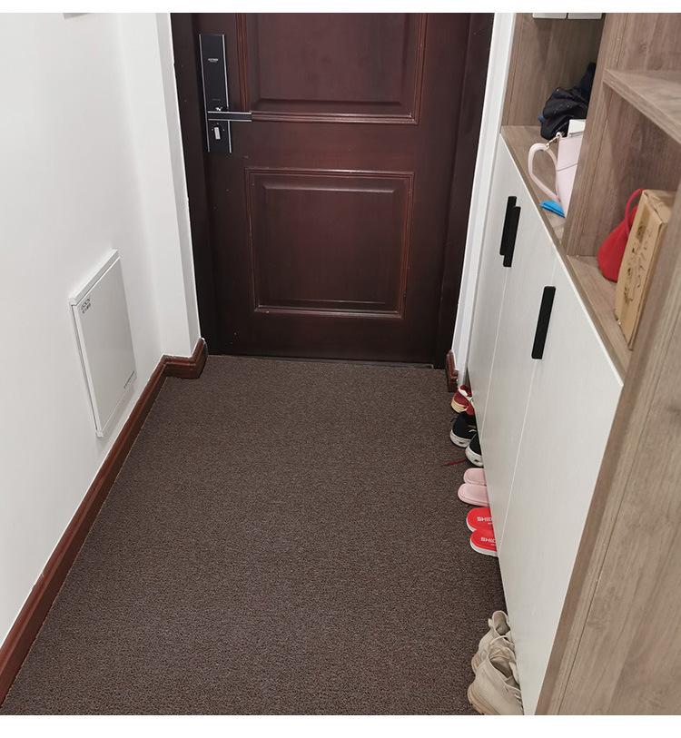 Two-Tone Dirt-Resistant Entrance Mat: Silk Ring Doormat, Gold-Digging, Cuttable for Household & Commercial Use