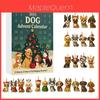 Weihnachten Mops Katze Pferd Corgi Tier Acryl Adventskalender Mit 24 Dekorationen Für Den Feiertags-Geschenkaustausch