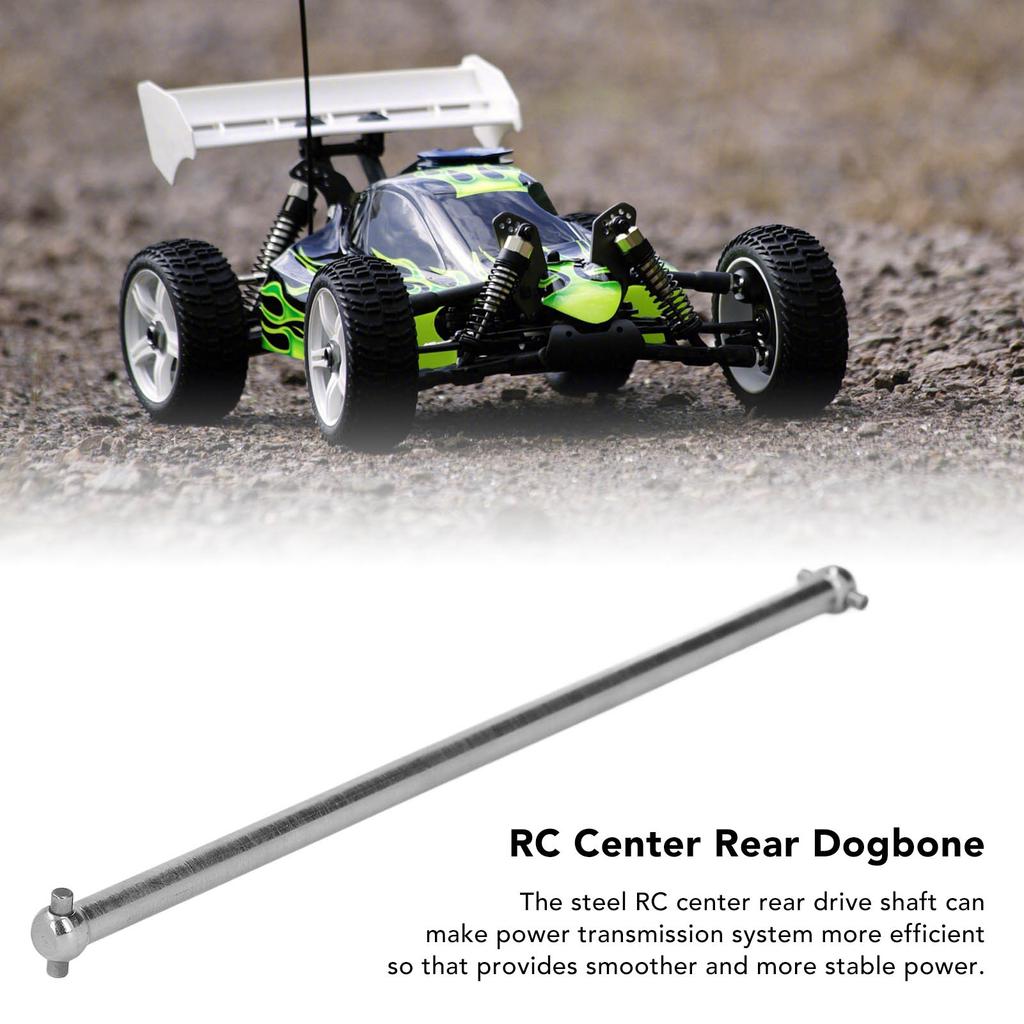 RC Center Rear Drive Shaft Steel Silver 174mm Full Length Dogbone Accessories for ARRMA 1/7 1/8 RC Car