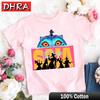 Cute K-pop Demon Hunters Rumi Mira Zpey Film Graphic T-Shirt Men Women Harajuku Y2k Tops Fashion Casual Sweatshirt Unisex Tees