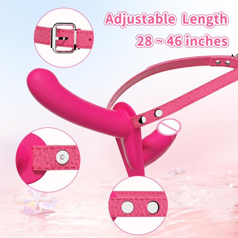 Wearable Strap On Dildo Vibrator Remote Double-heads Vibrating Penis For Women Lesbian Female Masturbator Adults Erotic Sex Toys