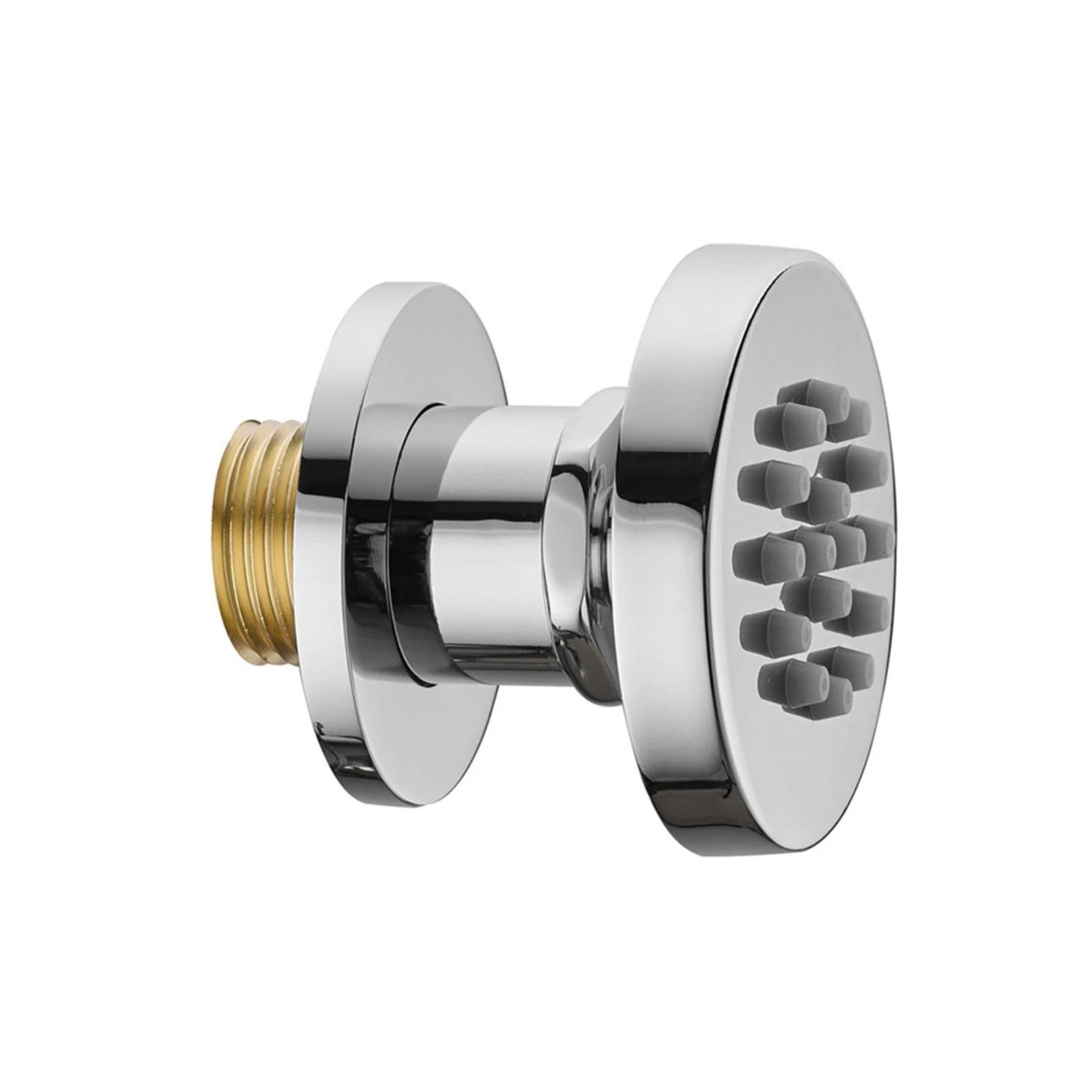 

Chrome Black Body Sprays Round Square Shower Spa Massage Body Jet Concealed Shower Spray Head Bathroom Accessories