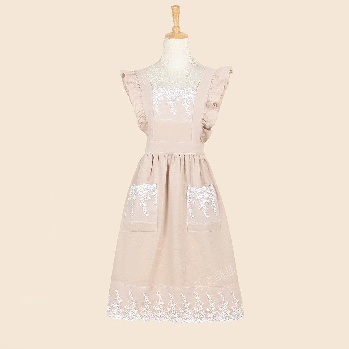 

Фартук без рукавов из цветочного кружева большого размера для нейл-арта и выпечки