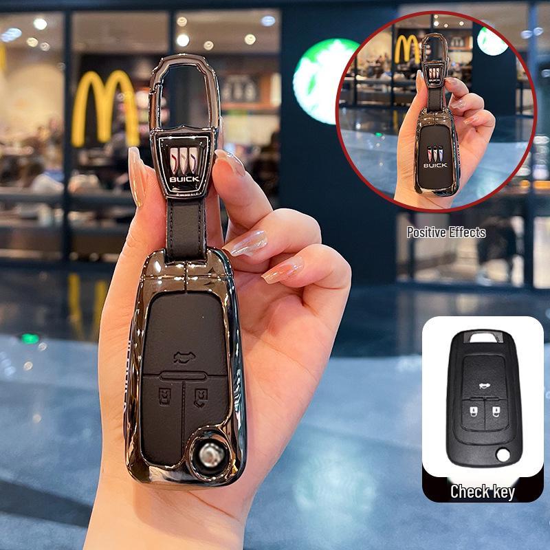 Folding Metal Key Case for Buick Excelle, Yue Lang 10-20 models