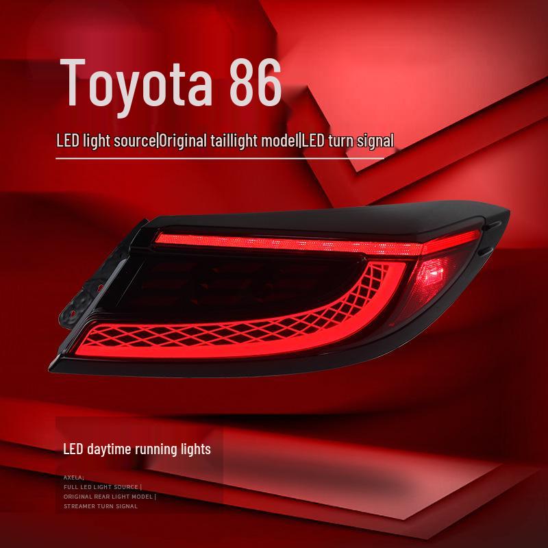 Fits Toyota GR86 & Subaru BRZ: LED Taillight Assembly- Includes Driving, Brake & Turn Signal Lights