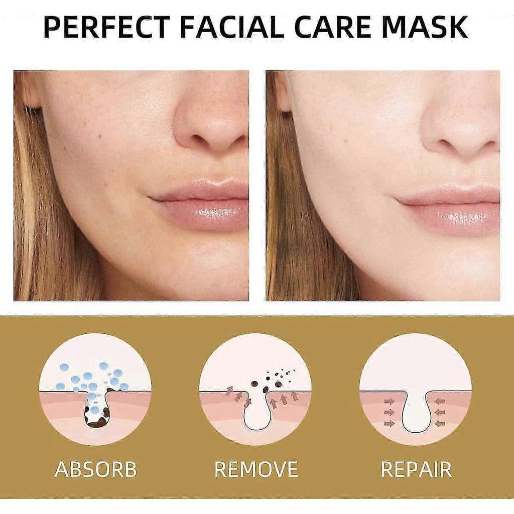 Masque Facial à l'Argile Vitamine C Curcuma, Masque à l'Argile Curcuma avec Vitamine C, Masque Facial Nettoyant en Profondeur, Améliore les Points Noirs Acné Taches Foncées 2025