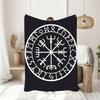 V Vegvisir Viking Fashion Blanket Soft Throw Blanket for Home Bedroom Bed Sofa Picnic Travel Office Rest Cover Blanket Gift