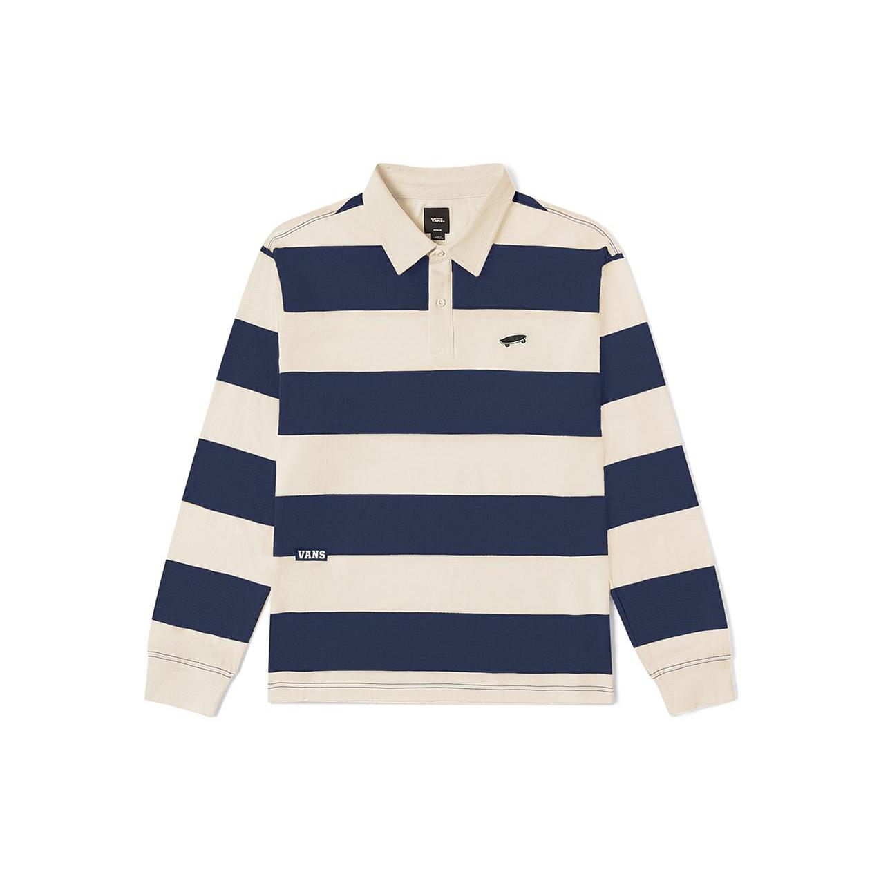 

New Vans Polo Shirt Unisex Dark Blue & Multicolor VN0002HYBPU XL