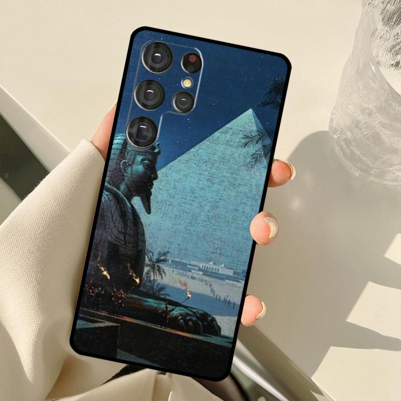 

Чехол Египетские Пирамиды для Samsung Galaxy S23 Ultra S21 S22 S24 S25 Ultra S9 S10 Plus S25 FE S20 FE Задняя крышка Galaxy S20Ultra