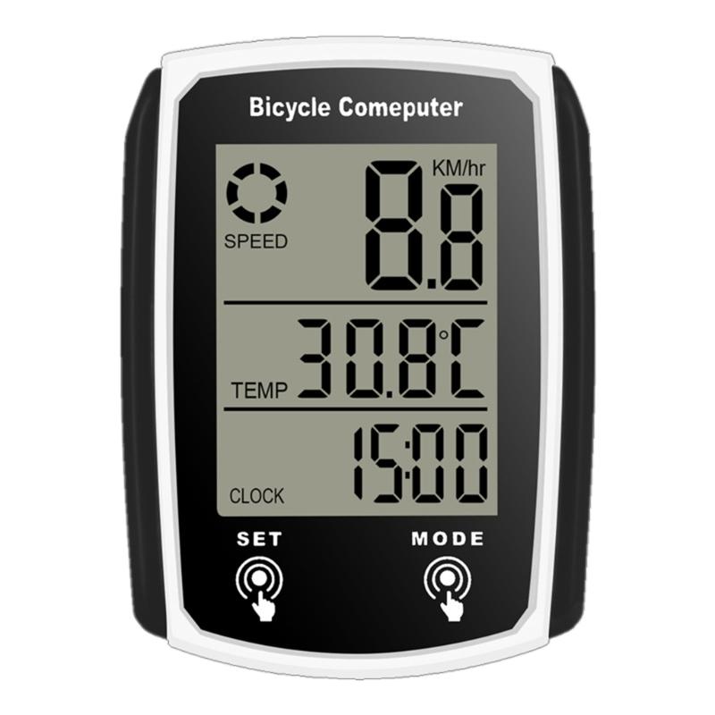 Waterproof Bicycles Speedometers Odometers Universal 19 Functions Bike Computer Wire Cycling Computer