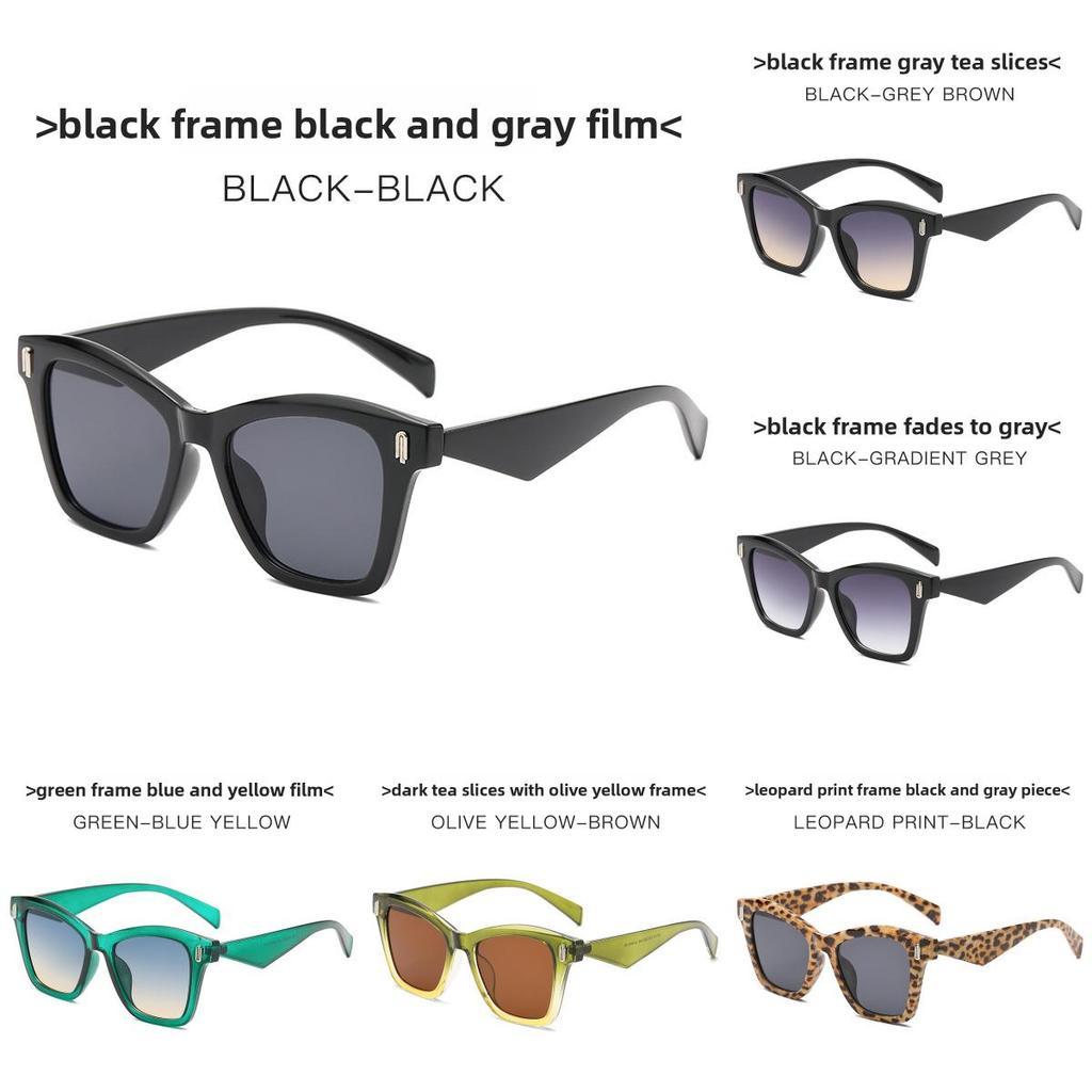 Cat Eye Sunglasses Oversized Black Frame With Gradient Gray Lenses For Stylish Outings