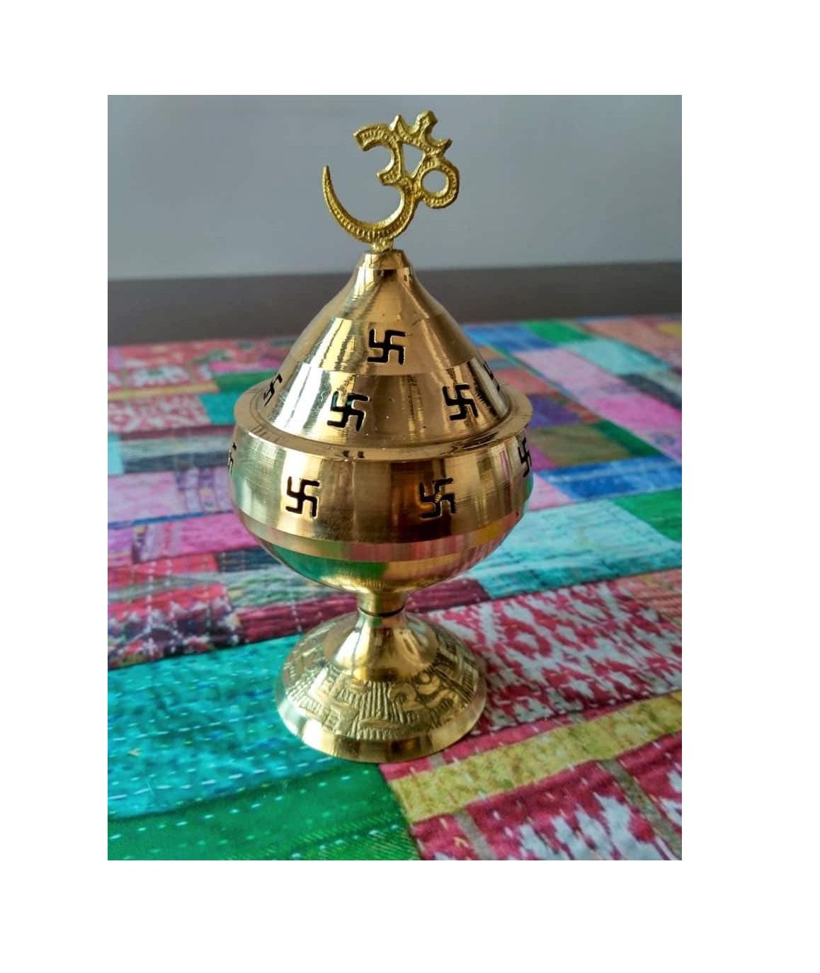 Акханд Джьоти Дипак (Пакиджа Дия) из Латуни, Akhand Jyoti Deepak (Pakija Diya) Brass, Kalyan Puja
