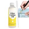 120ml Cutting Oil For Stained Glass Cutter Oil For Glass Drill Bit Multipurpose Mirrors Cutting Tool Fluid Cutter Oil Glass Cut
