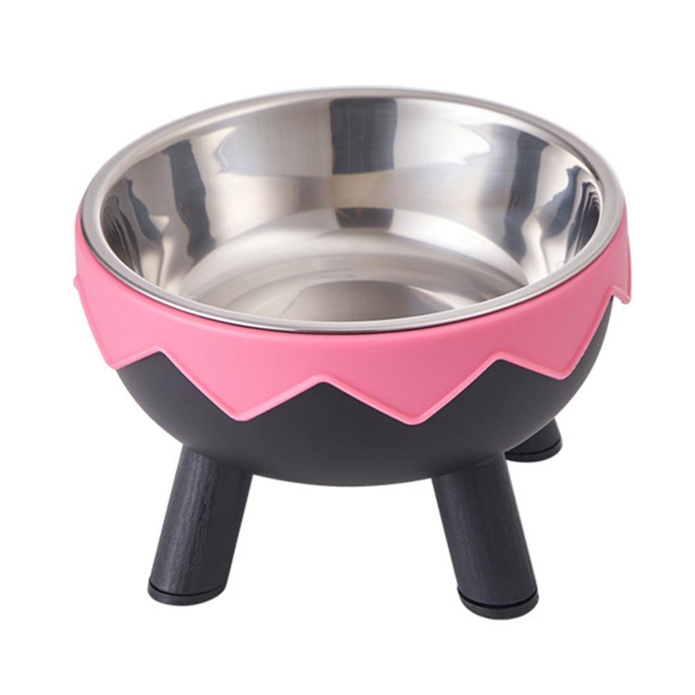 Anti Slip Cat Food Water Bowl Detachable Pet High Footed Bowl Dog Feeding Station  Pet Supplies
