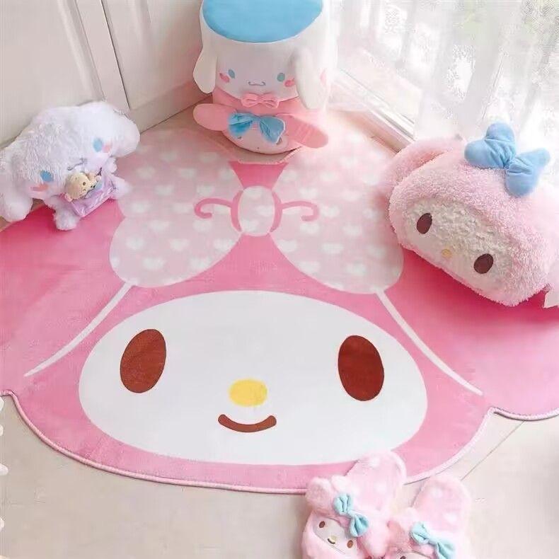 Cartoon Cute Bedroom Bedside Blanket Dresser Makeup Bathroom Bathroom Absorbent Non-slip Foot Pad