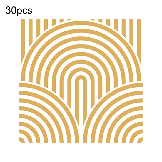 10/20/30/40/50Pcs Boho Wall Tile Sticker Waterproof Geometric Self-adhesive Decorative Decal Home Kitchen Bathroom Vinyl