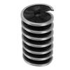 Rope Cleaning Brush Spiral Nylon Stainless Steel Spring 360 Degree All Round Cord Brush for Climbing Ropes Clotheslines 10cm