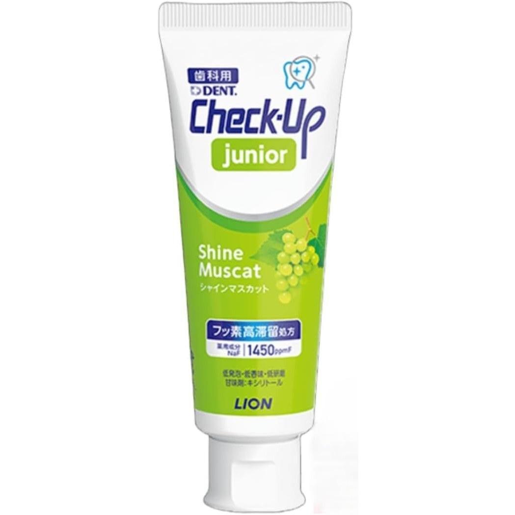 DENT. Checkup Junior Shine Muscat 70g Dent Fluoride 1450ppmF childrens toothpaste gel