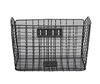Sentan (Sentan Industries) Bicycle Front Basket with Mesh Wire Bottom and Mounting Brackets, GH-C430, Black Metal