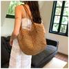 Borsa in Paglia Donna Nuova Estiva Vacanza al Mare Spiaggia Borsa Intrecciata Grande Capacità Borsa a Spalla Tote Borsa Tote Intrecciata in Paglia per Donna