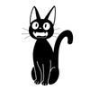 AeRko Funny Cartoon Decal Gigi Cat Car Sticker Vinyl Decal