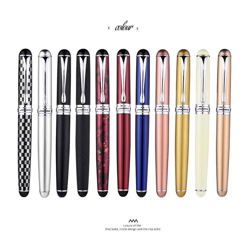 Jinhao X750 Luxury Fountain Pen Metal 0.5MM Medium Nib Calligraphy Writing Pens School Useful Office School Stationery Supplies