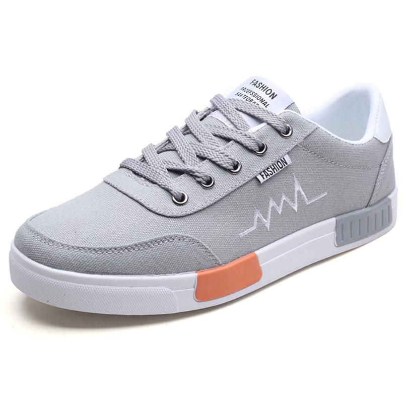 

Модная мужская обувь, уличная повседневная обувь. Удобная мужская обувь для ленивых. Мужские кроссовки. Холщовая обувь. Китайские туфли на плоской подошве. 44 серый