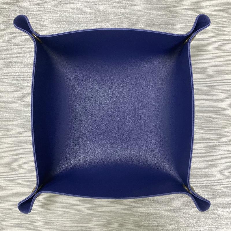 Nordic Style Leather Storage Tray for Keys, Cosmetics & Jewelry